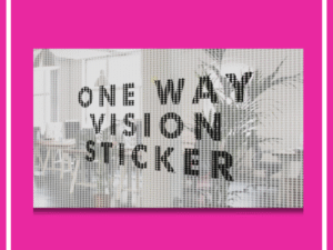 Cetak Stiker One Way Vision