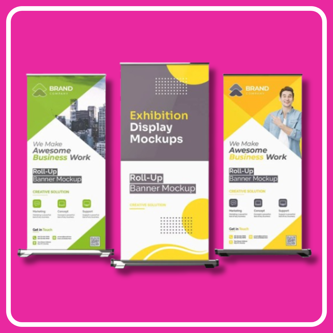 Cetak Roll Banner – Tampilan Elegan & Praktis untuk Promosi!